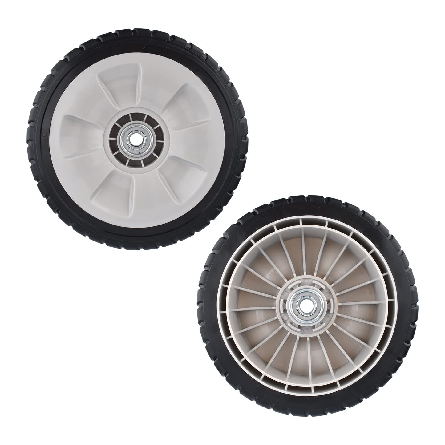 2pcs 8-inch Lawn Mower Rear Wheel for Honda 42710-VE2-M01ZE 42710-VE2-M02ZE HRR216K6 (without gear)