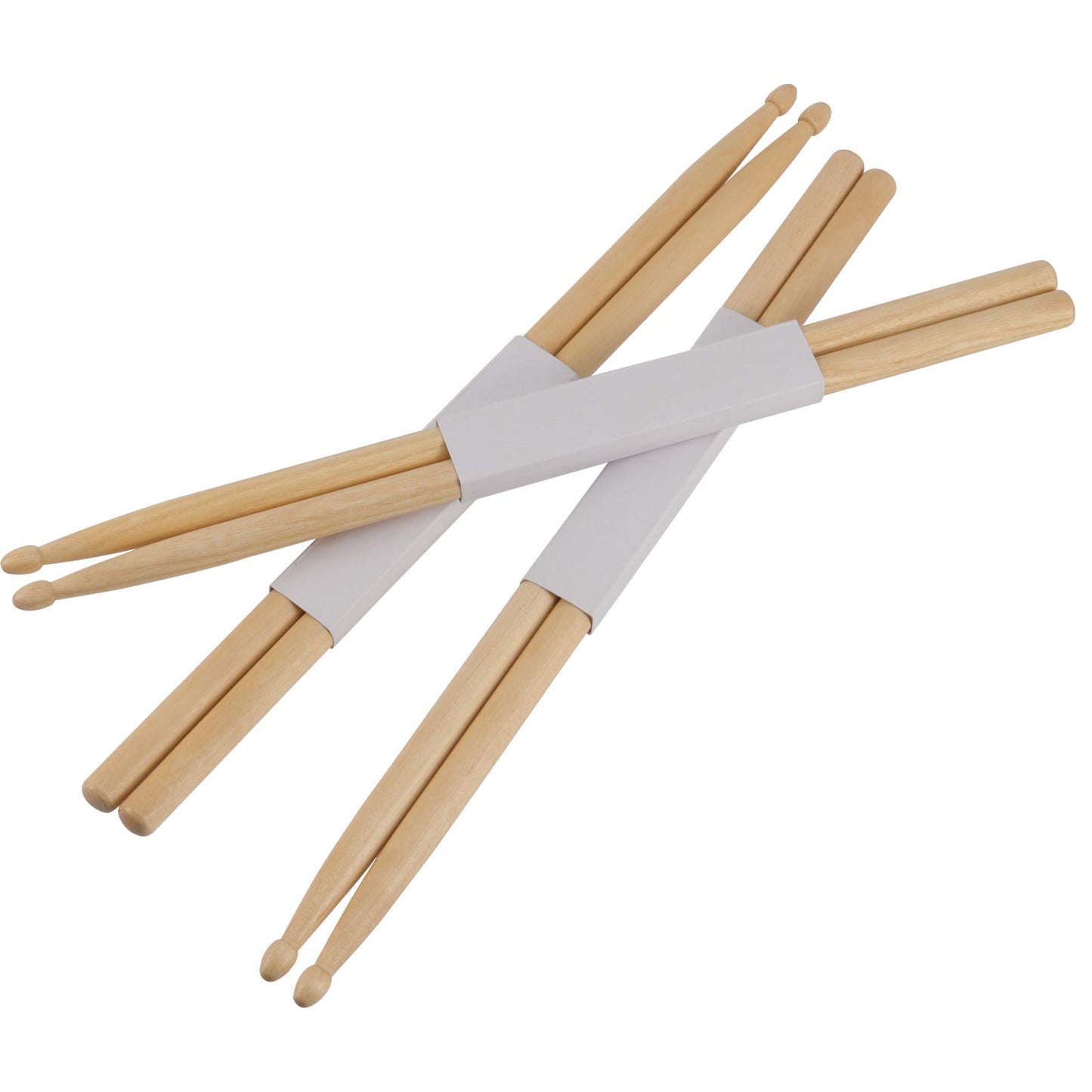 ZEONHAK 24 Pairs 5A Maple Wood Tip Drumstick, 16 inch Natural Drum sticks, Wooden Drum Sticks for Beginners and Adults