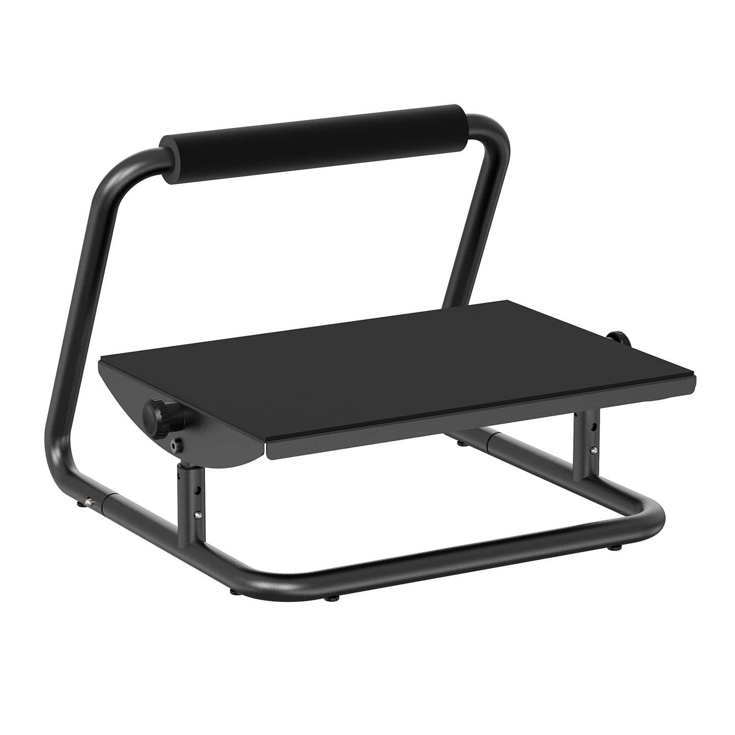 Livearty Adjustable Ergonomic Footrest Under Desk - Metal Frame, Vinyl Cover, Compact, 14 cm / 16 cm, Noir, Office/Home Use