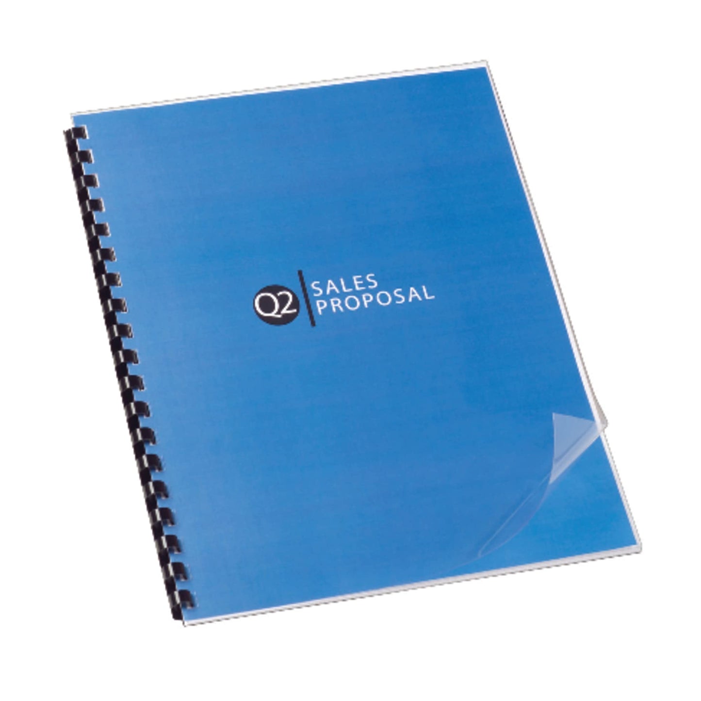 GBC Clear View Presentation Covers, Square Corners, Clear, Unpunched, 100 Pack (3381600159)
