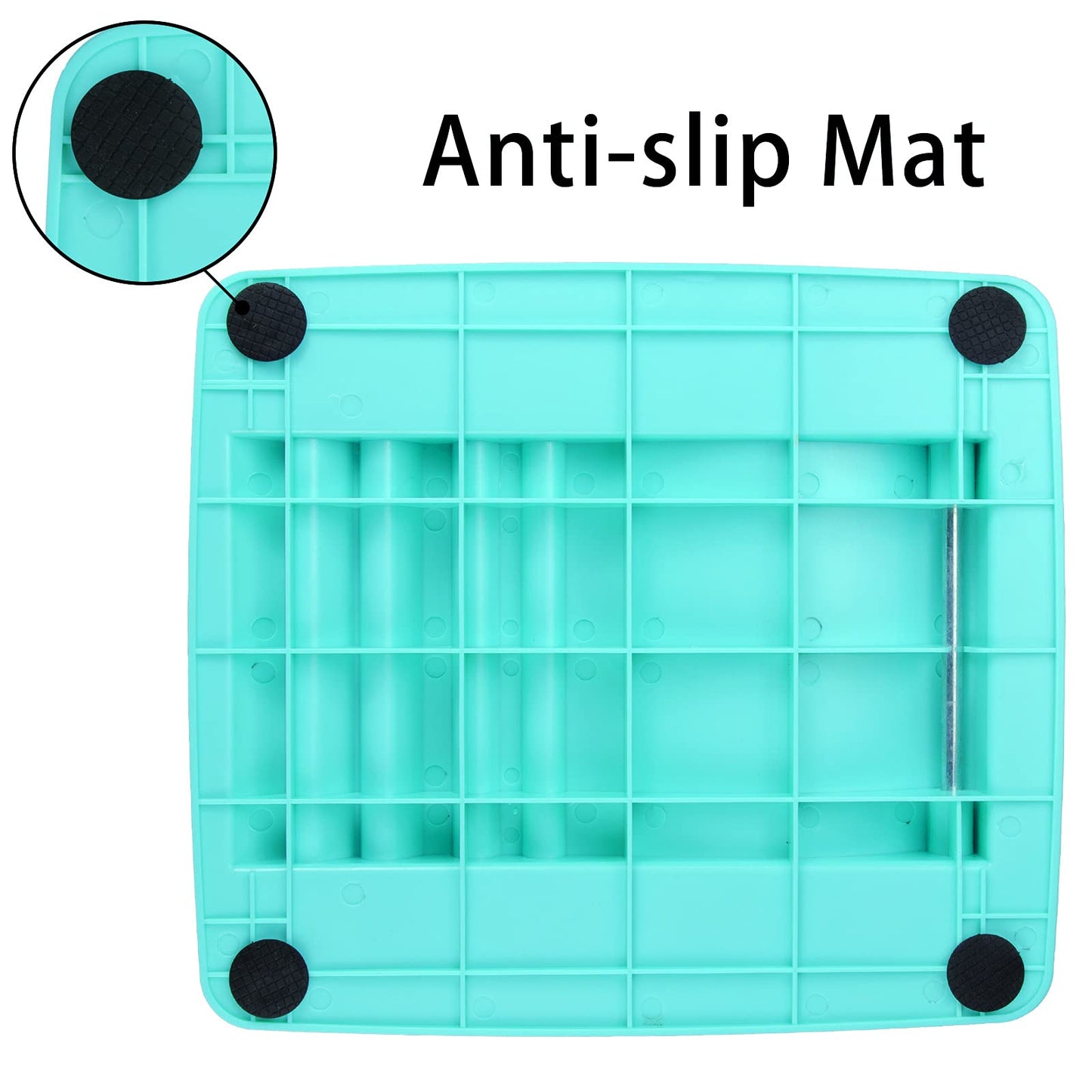JADE KIT Slant Board Calf Stretcher Adjustable 4 Angles Anti Slip Incline Board for Stretching, Ankle Stretch Board Calf Stretch Incline Board for Heel, Hamstring, Achilles, Leg Calves, Blue