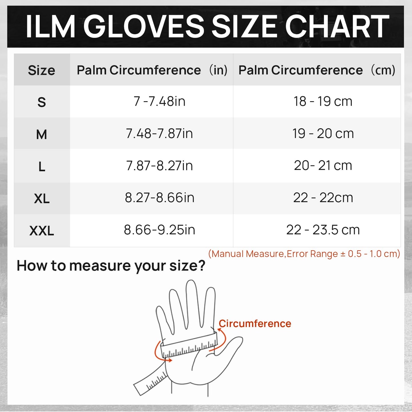 ILM Goatskin Leather Motorcycle Motorbike Powersports Racing Gloves Touchscreen for Men and Women Black (XXL, Black Perforated)