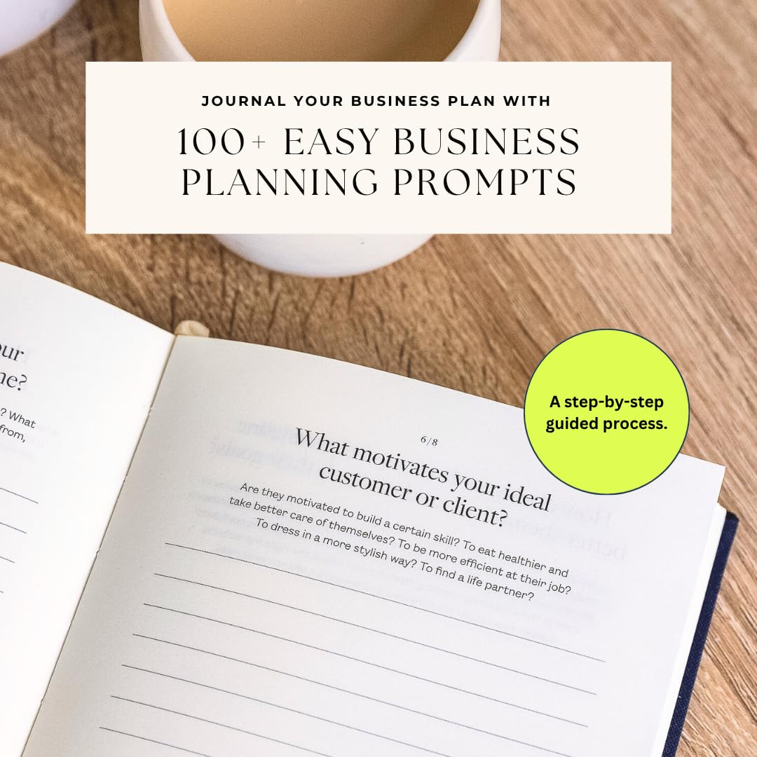 Bedside Business Plan - Start Your Business Today, 2026 Guided Journal, Goal Setting & Planning – Step-by-Step Guide for New Entrepreneurs - Empowering Planner Gifts for Women & Men