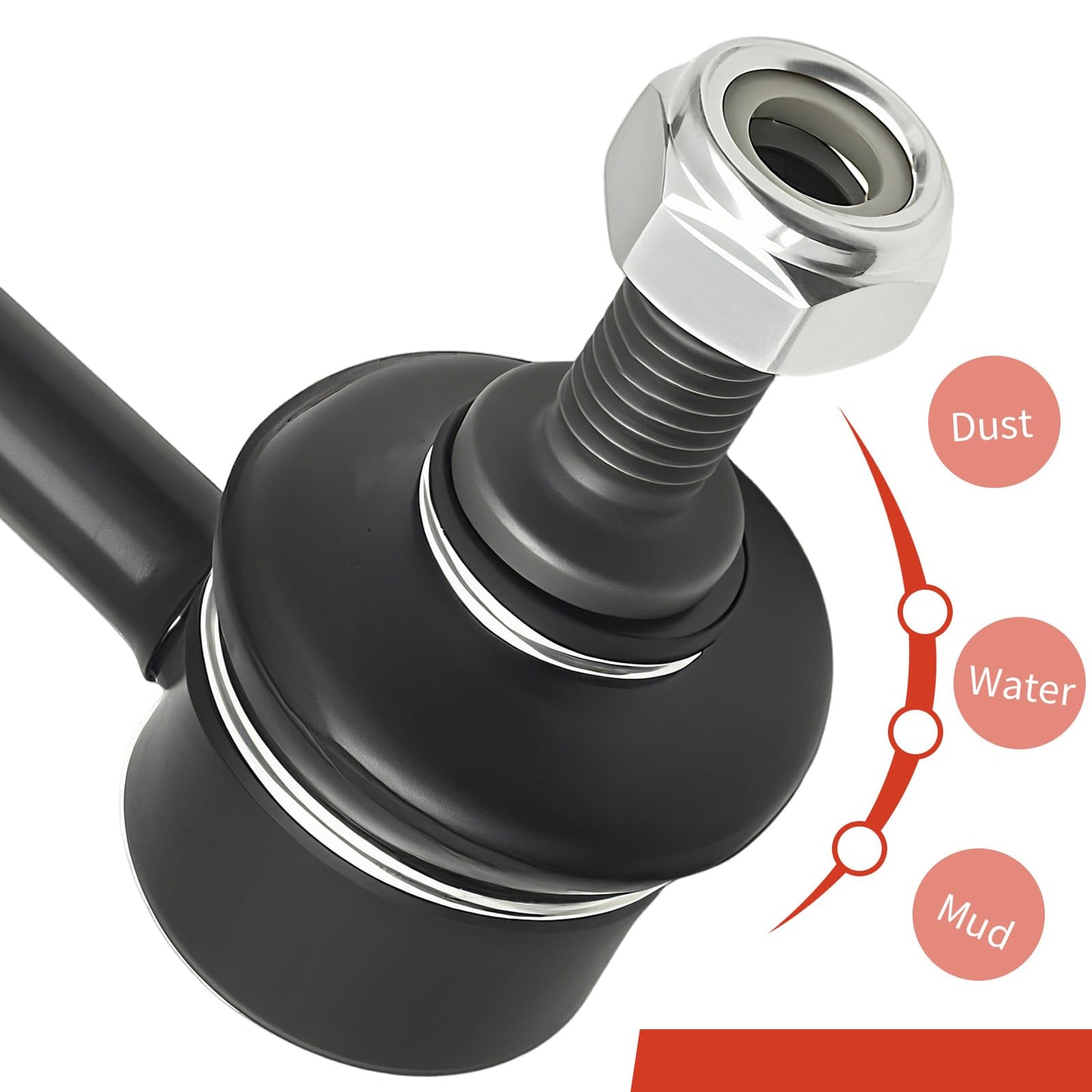 Vkinman K750743 Rear Sway Bar Link Stabilizer Link Kit, Replacement for Ford Escape 2013-2018, Replacement for Lincoln MKC 2015-2019, 2-PC Set, Replaces GS40879, MS40879, CV6Z5C486B