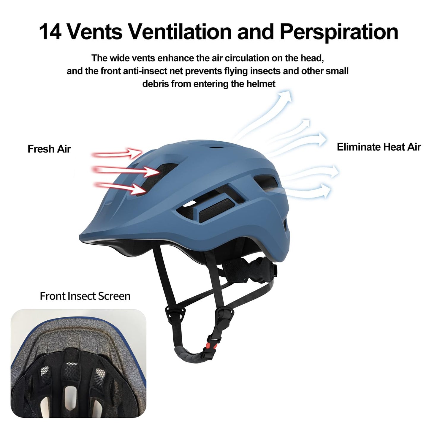 67i Toddler Helmet Age 1-3 Baby Bike Helmet 1 Year Old Kids Bike Helmet Children Infant Adjustable Bicycle Helmets Ventilation Skateboard Cycling Skating Scooter Helmet (Dark Blue, X-Small)