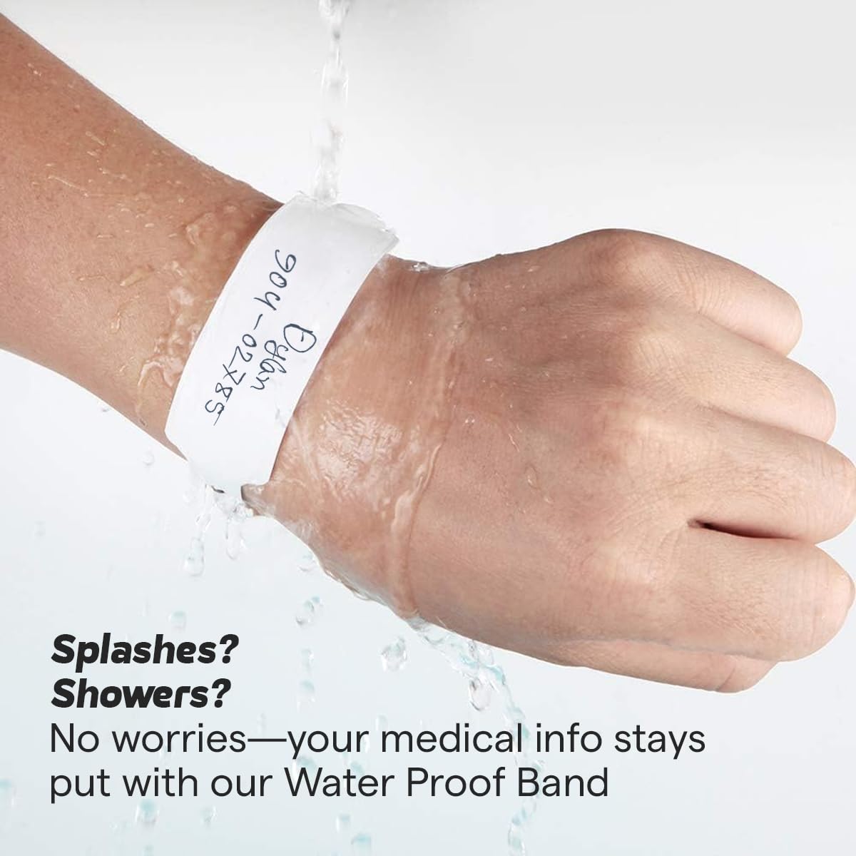 Medical Wristband, White