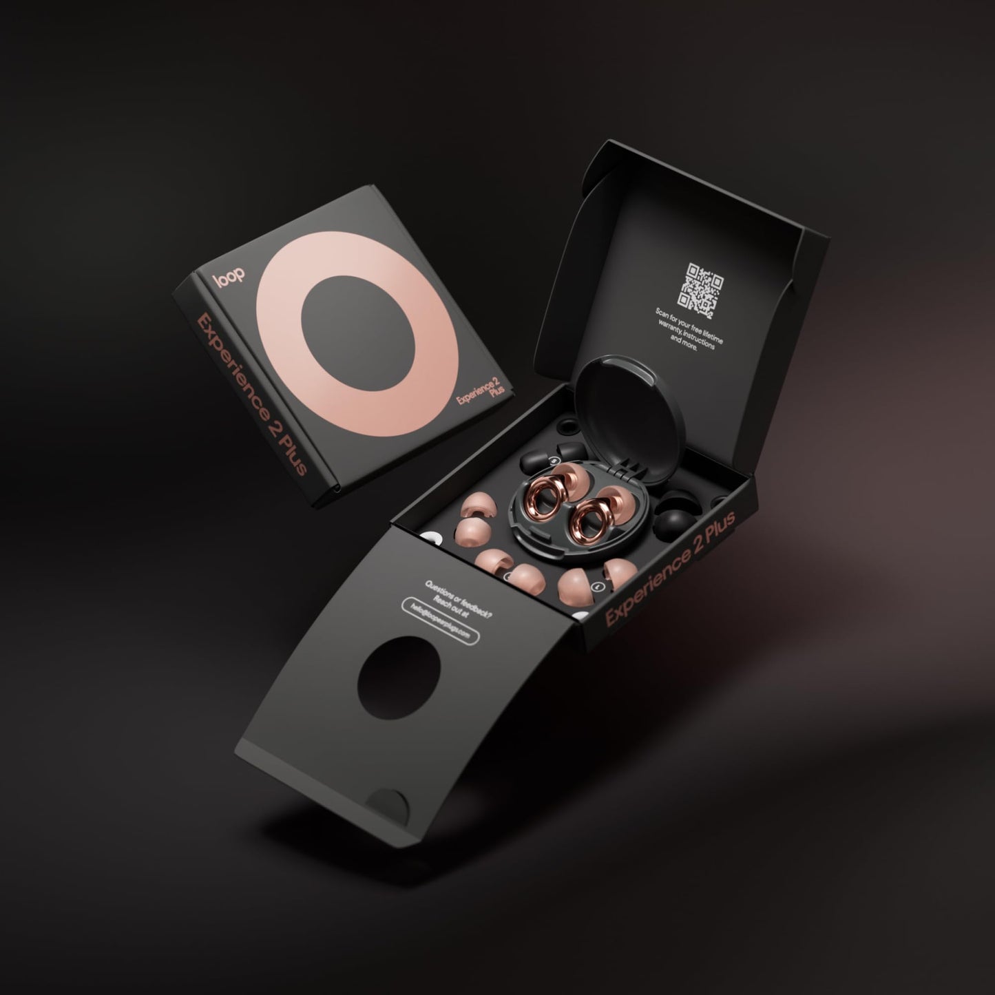 Loop Experience 2 Plus Ear Plugs – Hearing Protection for Concerts, Festivals, Live Events & Nightlife – 17dB Noise Reduction