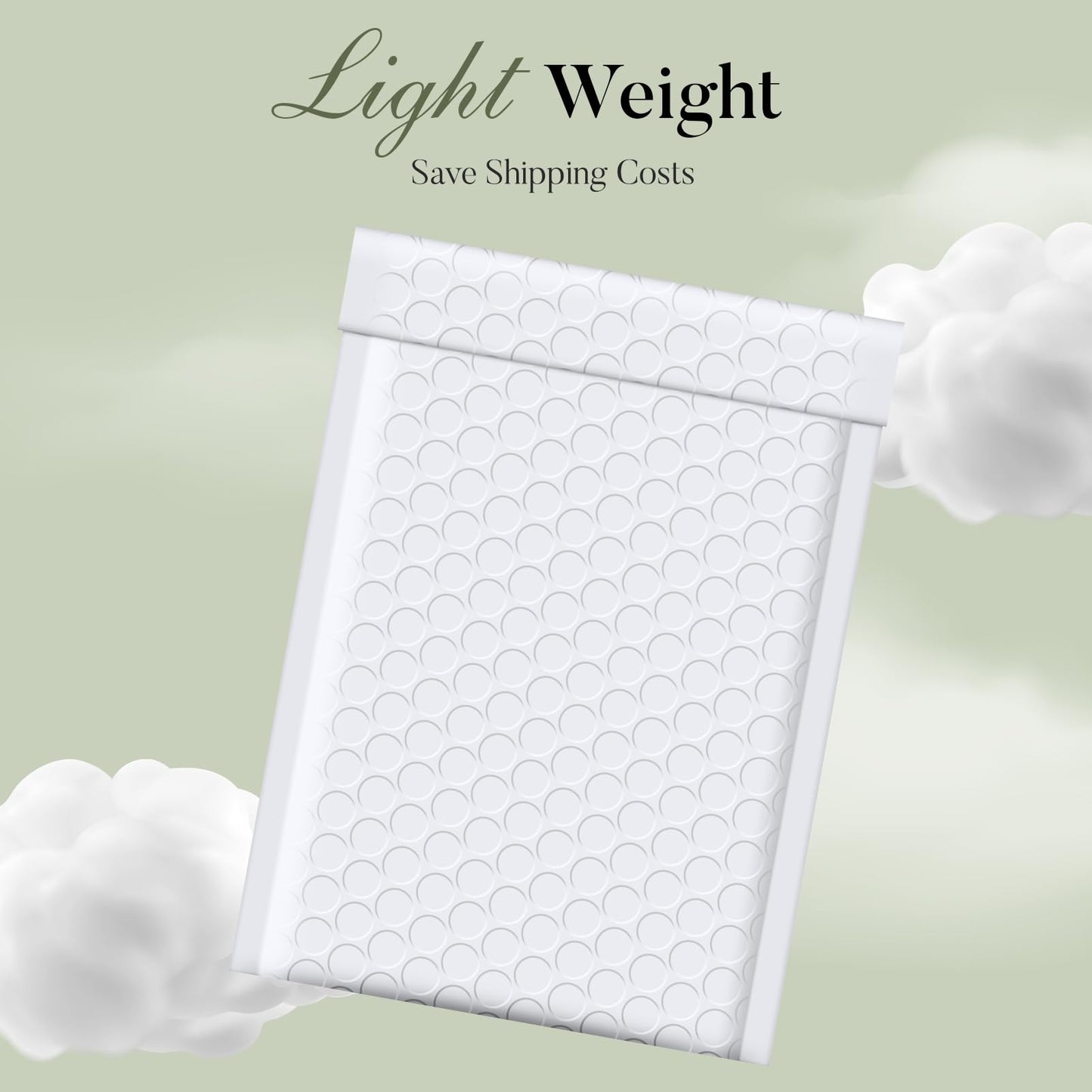 METRONIC 4x8" Bubble Mailer 200 Pack Waterproof White Small Bubble Mailers Usable Size 4x7" Self Seal Mailing Envelopes Bubble Padded for Small Business Mailing Jewelry Makeup Cards Envelope Mailers