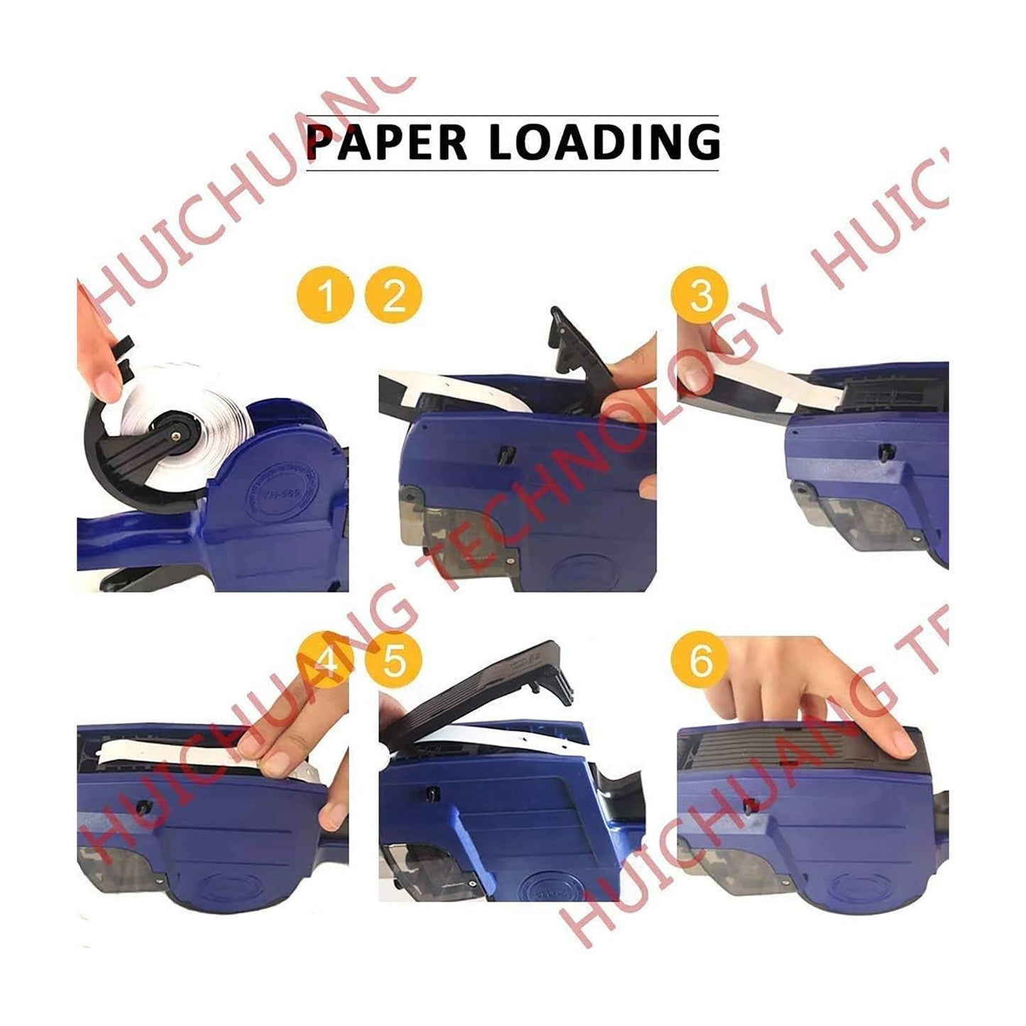 MX-6600 Price Labels - 40 Rolls, 2-Line Pricing Gun Labels for Retail - Compatible with MX-6600, MX-6602, G6000, YH-689 & More - Compatible with (Gun Not Included)