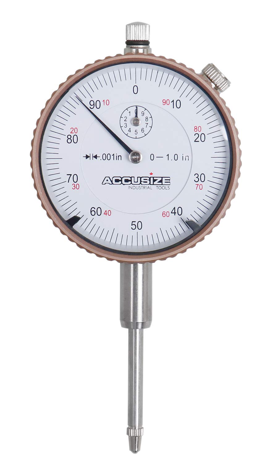 Accusize Industrial Tools 0-1'' by 0.001'' Dial Indicators, P900-S102