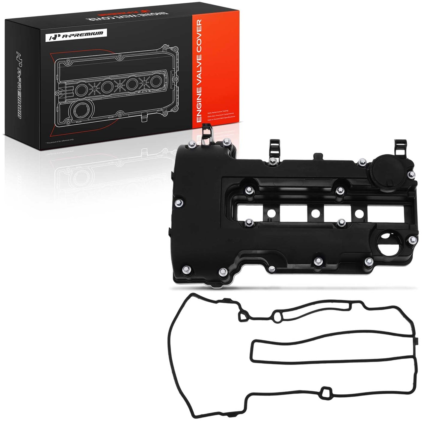 A-Premium 1.4L Turbo Engine Valve Cover, with Gasket & Bolts & Cap, Compatible with 2011-2021, Chevy Cruze Sonic Trax Volt, Buick Encore, Cadillac ELR, Replaces # 25198874, 55573746