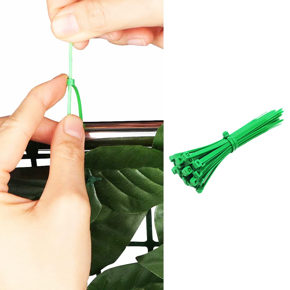 1x6m (39.3"X236.2") Artificial Ivy Hedges Patio Privacy Screen Green Leaf Trellis Faux Hedge Fence Plant Wall Fake Grass for Outdoor Garden Indoor Balcony Decor (Green watermelon leaves, 1 * 6M)