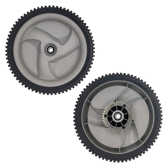 2 Pack 11" x 2" Rear Drive Wheel for Husqvarna 585437304 1/2" Center Hole 1 3/4" Bore