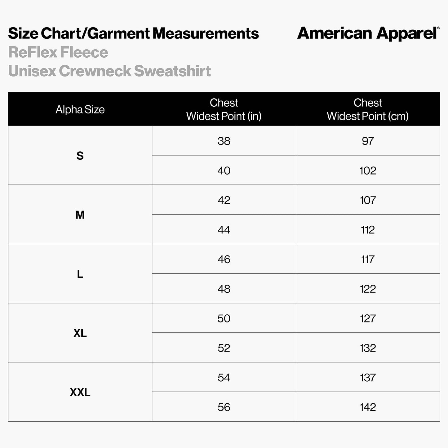 American Apparel Unisex Reflex Fleece Crewneck Sweatshirt, GRF496AA, Heather Grey, Large