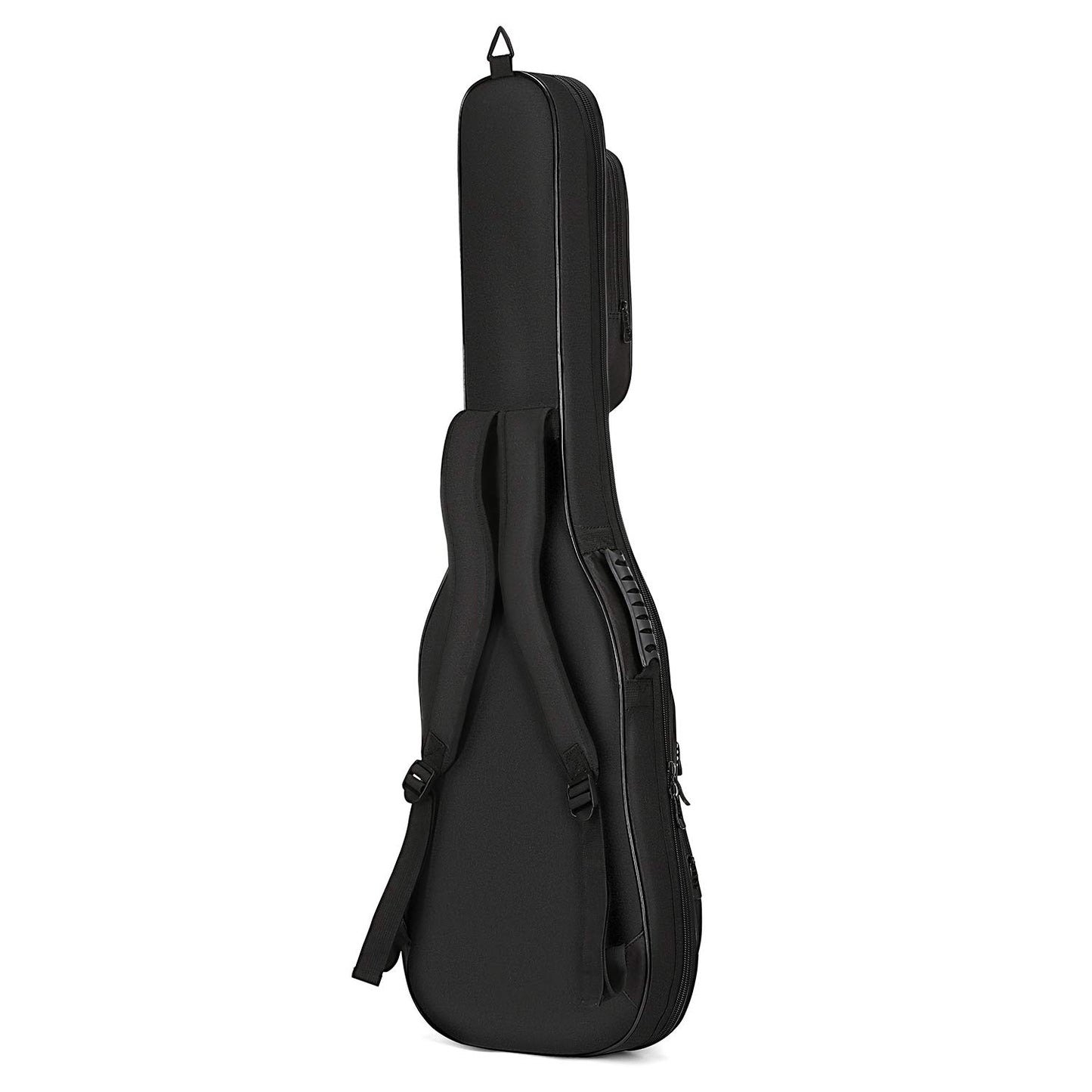 Donner 39 inch Electric Guitar Gig Bag, 0.4in Padded Sponge 600D Ripstop Waterproof Nylon Dustproof Soft Case for Home Storage Travel Carrying Backpack 3 Pockets Adjustable Strap Black