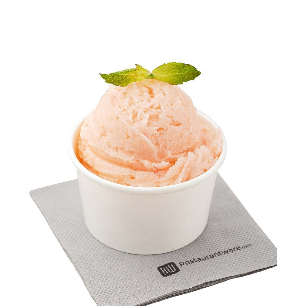 Restaurantware White 3 Count to Go Cup Disposable 3 x 3 x 1.8 Inches Paper Mini Cup Grease-Resistant Cup Recyclable Durable Design
