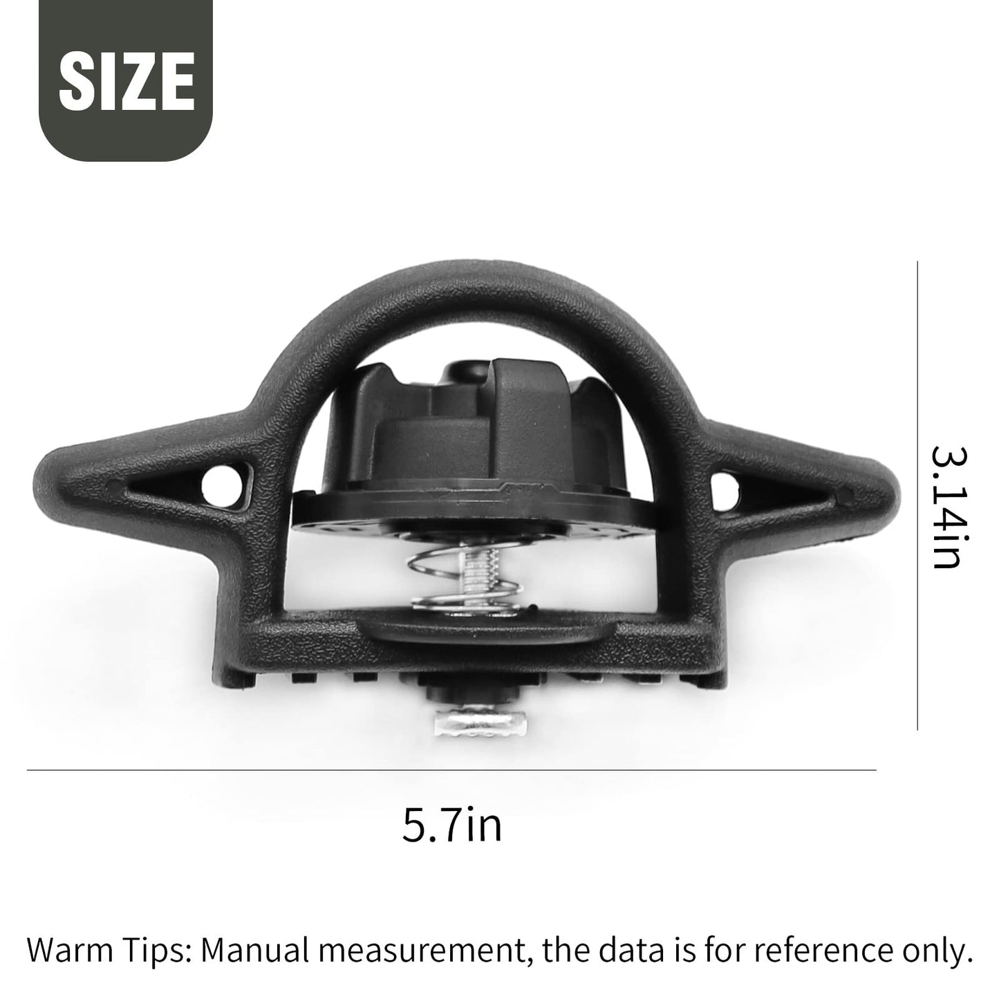 VIKKSAER 4 Pcs Tie Down Bed Cleat, Replacement for Toyota Tacoma 2005-2021, Replacement for Tundra 2007-2021, Replaces PT278-35160, PT278-35112, PT278-0C010, PT278-35111