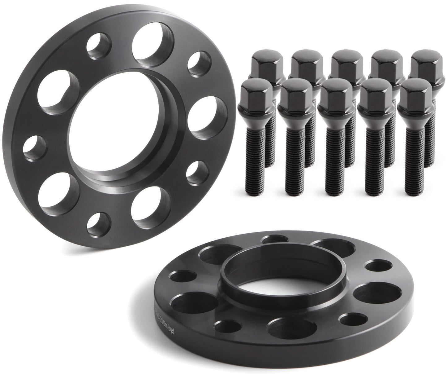 JiiinMiiin 5X120 Wheel Spacers, 2PCS 15mm Hubcentric Forged Adapters for E36 E46 E90 E92 E60 318i 323i 325i 328i 330i 335i 525i 545i Thread Pitch M12x1.5 Hub Bore 72.56mm