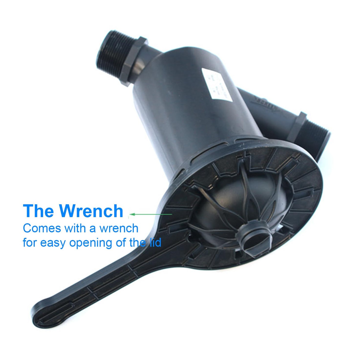 UPLYKKE Irrigation Y Strainer, Disc Filter - 88 GPM, 120 Mesh,NPT Male Thread, 1-1/2"