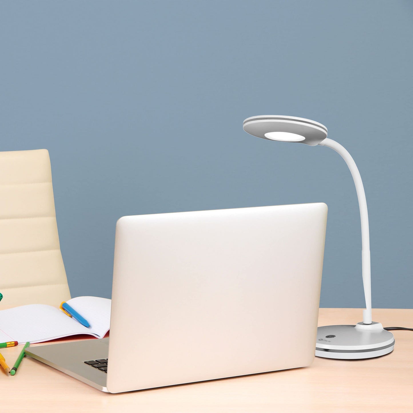 OttLite Study LED Desk Lamp with 3 Brightness Settings