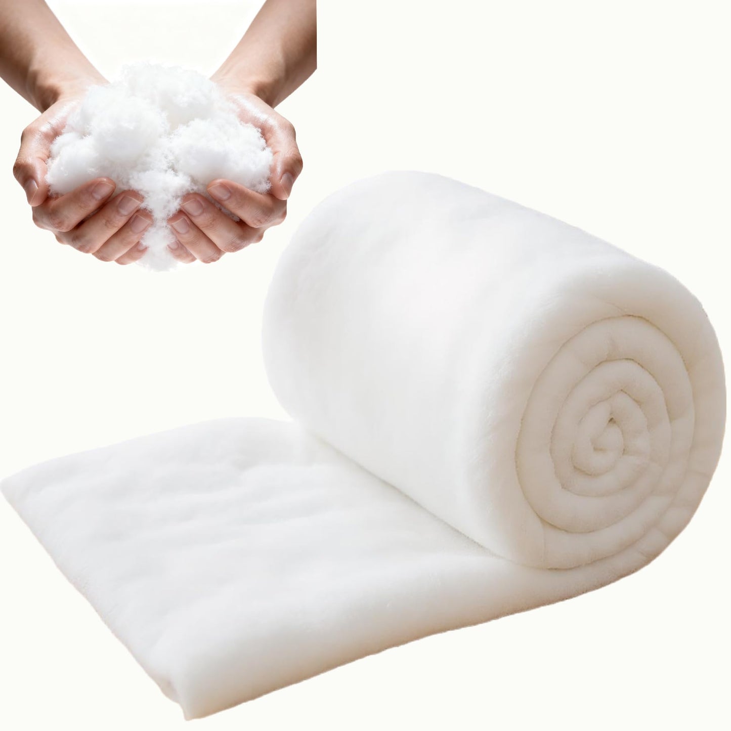 Upholstery Batting, Dacron Polyester Cushion Wrap for Foam Padding, Cushions & DIY Upholstery Projects