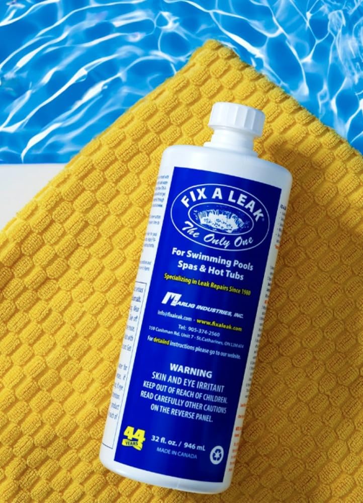 Pool and Hot Tub Leak Sealer from Fix A Leak The Only One - 1 Litre / 32 oz Bottle