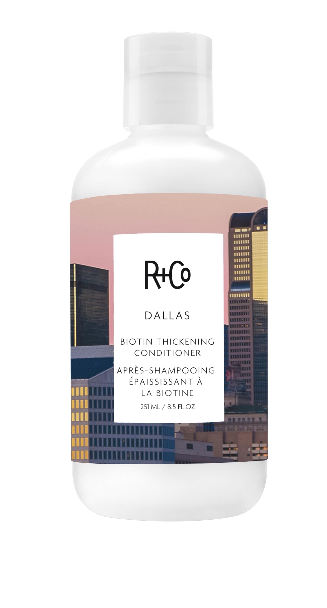 R+Co Dallas Biotin Thickening Conditioner | Weightless Hydration, Strengthens + Enhances Shine | Vegan + Cruelty-Free | 8.5 Fl Oz