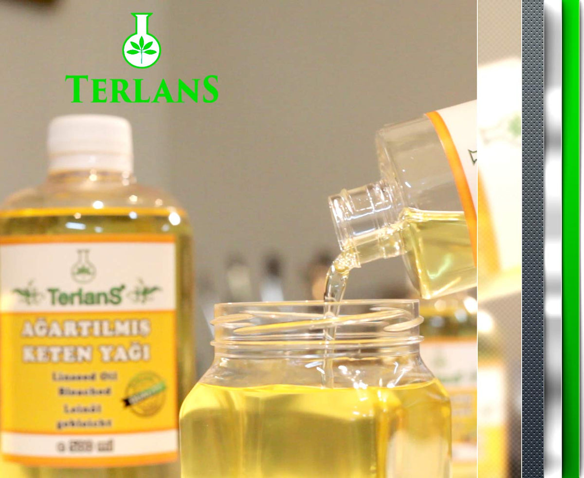TERLANS Oil Painting Essentials Set, 3x100 ml (3x3.38 Fl.Oz.) | Linseed Oil, Brush Cleaner & Odourless Paint Liquid for Smooth Flow, Controlled Dilution & Paint Care | Artist Oil Painting Supplies
