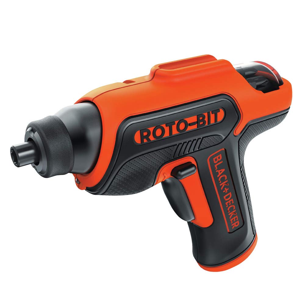 BLACK+DECKER 4V MAX Cordless Screwdriver with Bit Storage (BDCS50C) , Orange