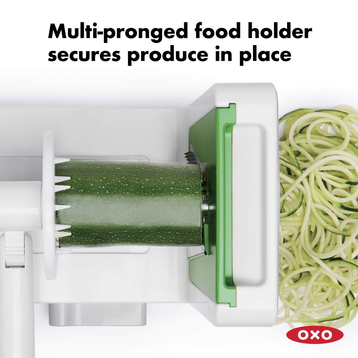 OXO Good Grips 3-Blade Tabletop Spiralizer with Stronghold Suction White
