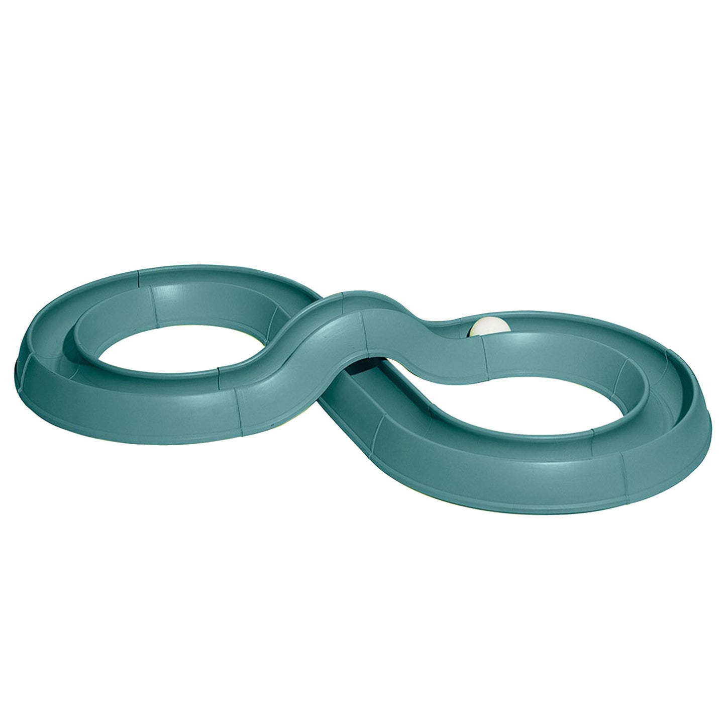 Coastal Pet Turbo Track Cat Toy - Cat Ball Toy & Racetrack - Easy Assembly - Slate Blue (1 Pack)