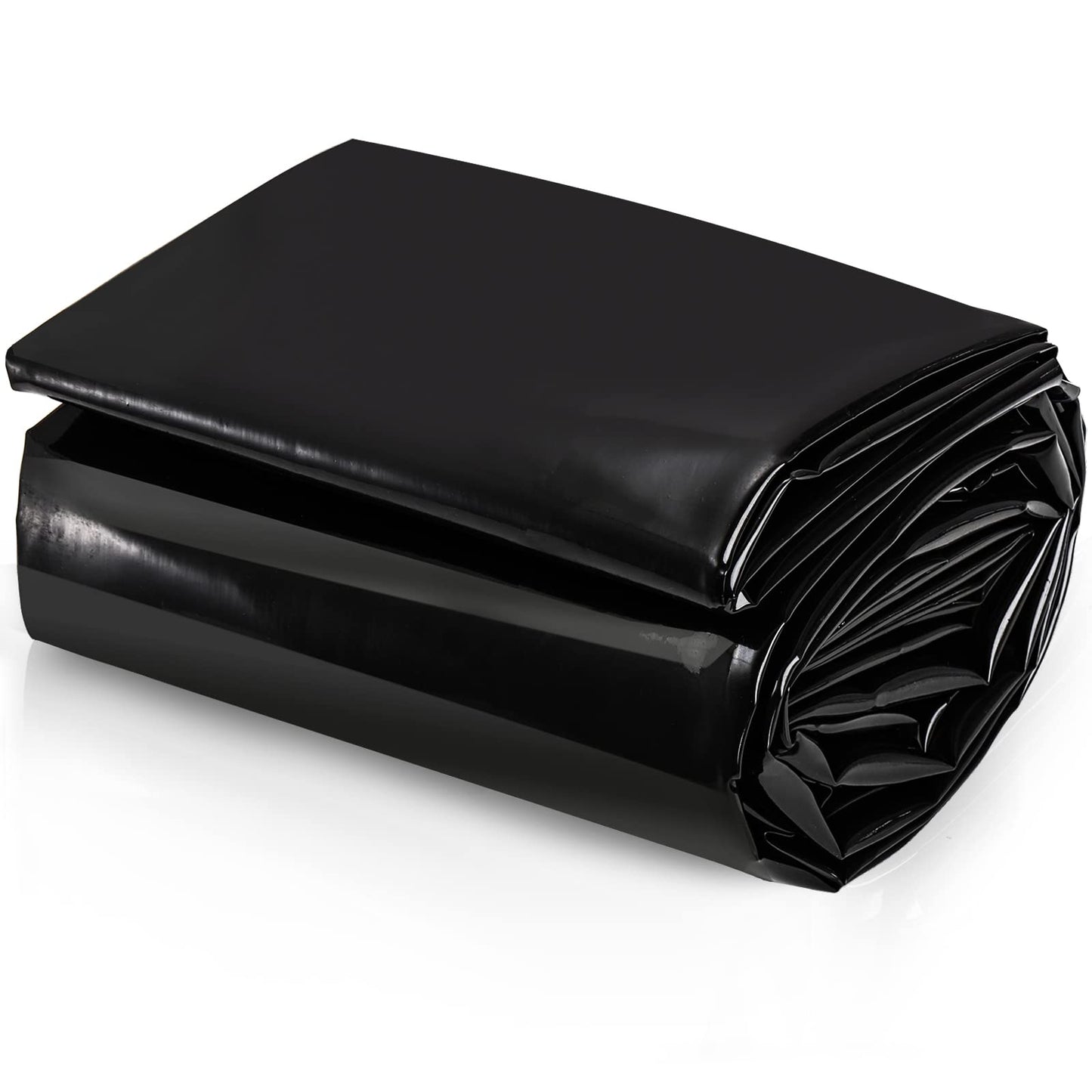 Yarlung 10 x 13 Feet Pond Liner, 20 Mil Pond HDPE Mat Black Pond Liner for Fish Ponds, Waterfall, Garden Fountains
