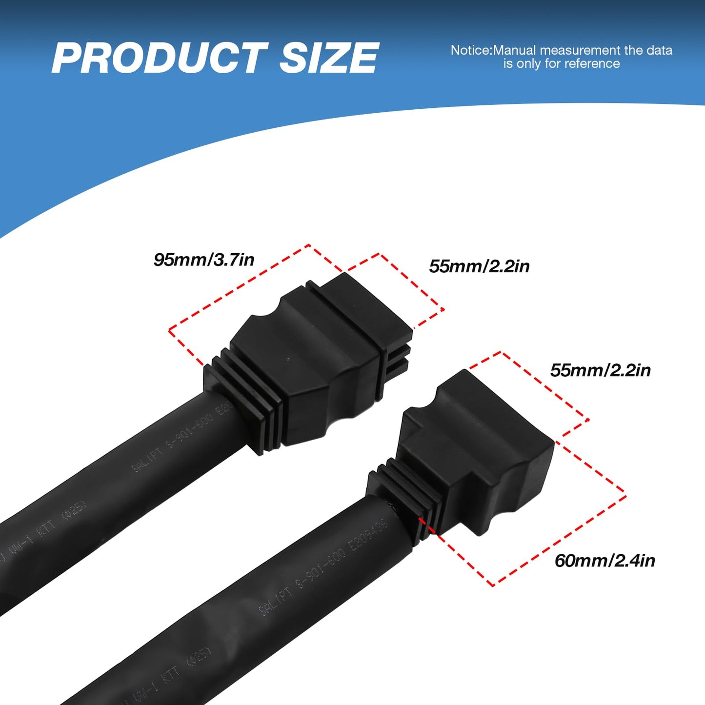 VIKKSAER MSC04753 13 Pin Snow Plow Wiring Harness Repair Kit, Replacement for Boss Snowplow Blade Connector MSC04754, 2 Pack