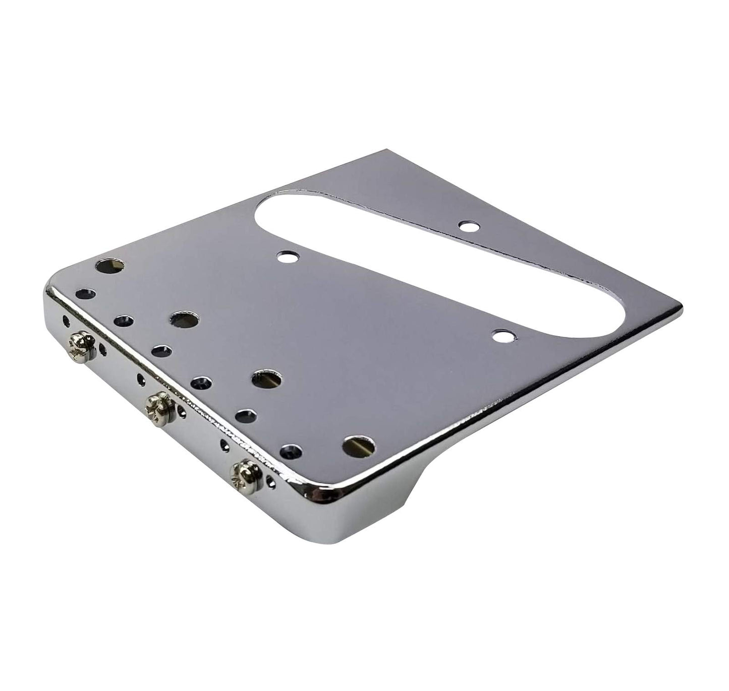 Telecaster Chrome Bridge w/Compensated Brass Saddles & Cut-Down Sides