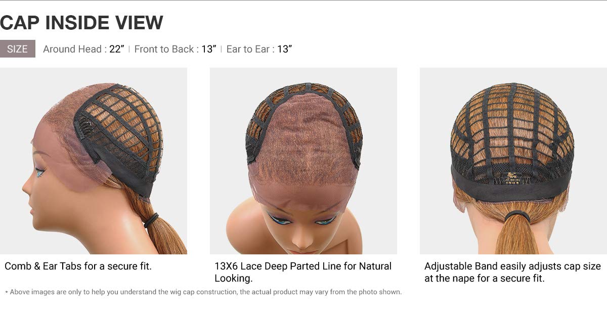 Outre Perfect Hair Line Synthetic 13x6 Lace Front Wig - CHARISMA (1B Off Black)