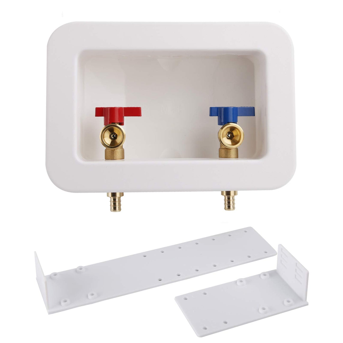 Watflow Washing Machine Outlet Box, 1/2-inch PEX,Plumbing Accessory, PEX Laundry Box…