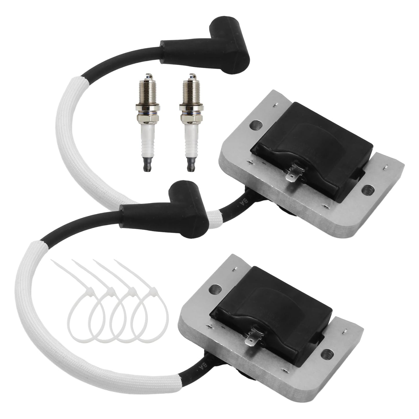 Anxingo 32-584-06-S Ignition Coil Module with Spark Plug Replacement for Kohler KT600 KT610 KT715 KT725 KT730 KT735 KT740 ZT710 ZT720 ZT730 Engines 3258406S