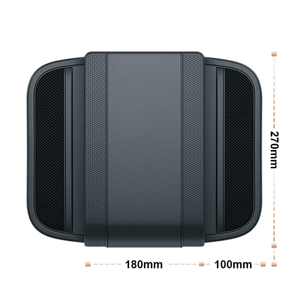 Shkalacar Car Armrest Box Pad, Car Center Console Leather and Memory Foam Heighten Cover, Car Accessories Interior Universal Arm Rest Cushion Pads for Most Automotive SUV Truck