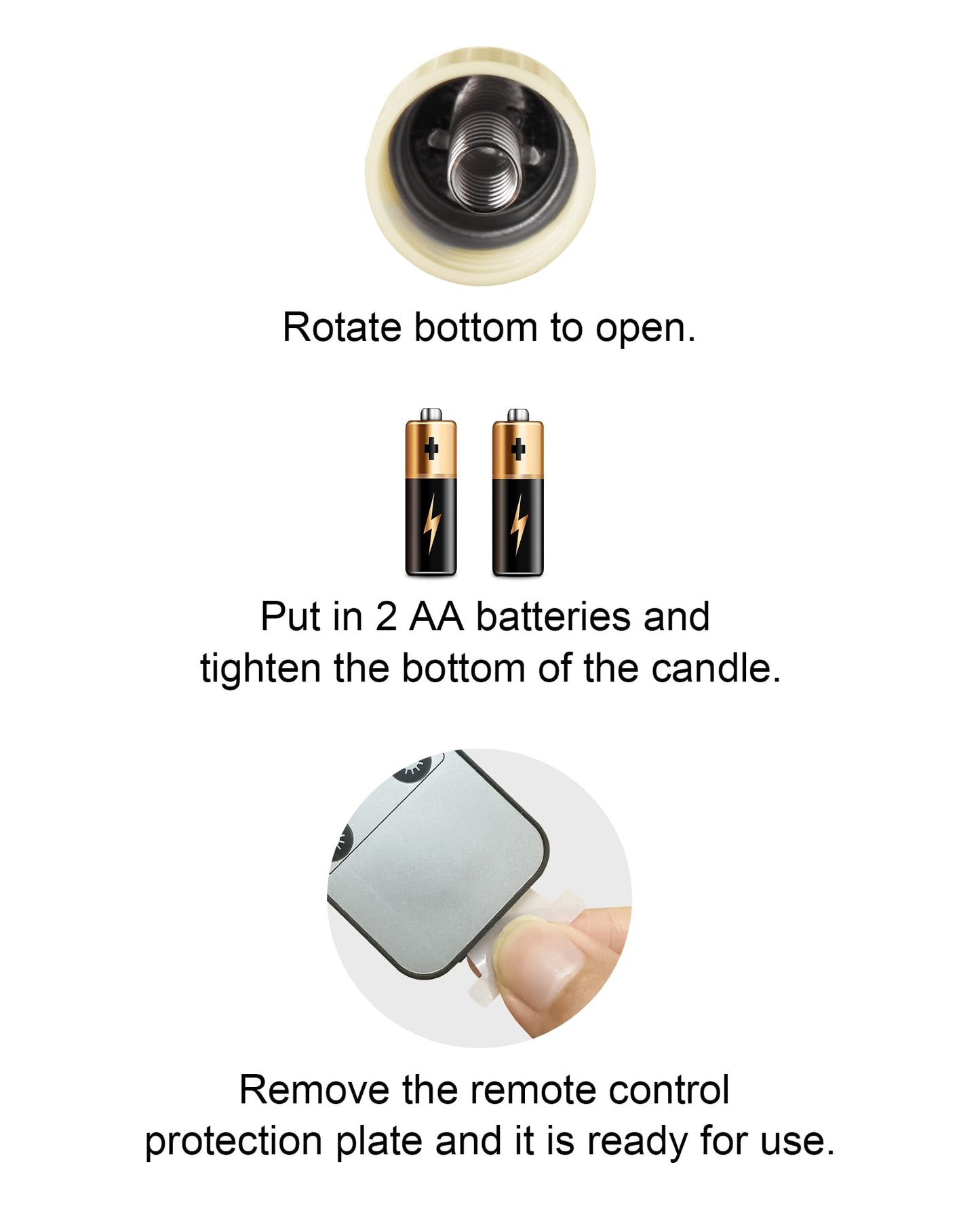 AMAGIC 12 Pcs Flameless Taper Candles with Remote Timer Dimmer, 11 inches, Battery Operated, Plastic LED Candlesticks with Flickering for Halloween Christmas Church Wedding