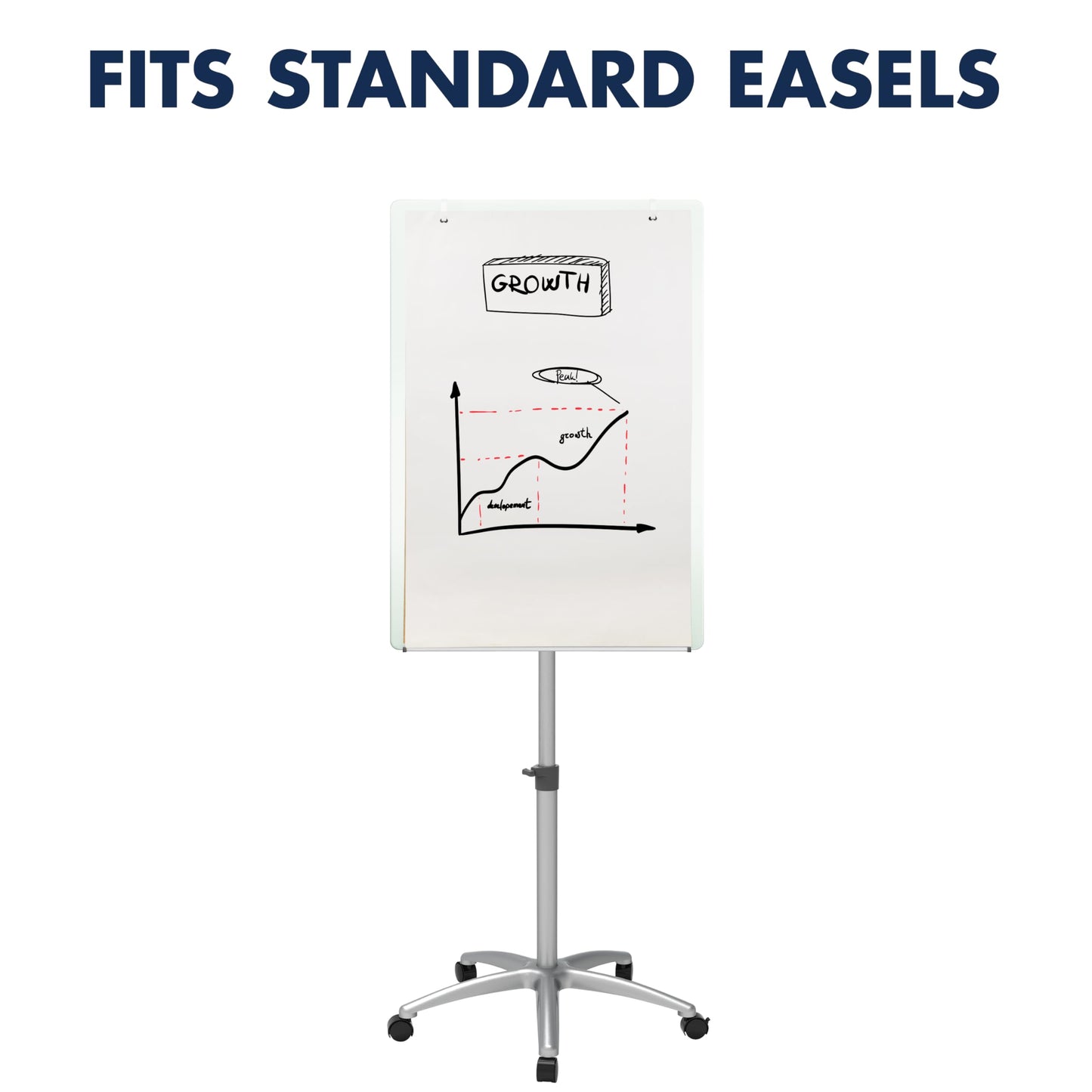 Quartet Plain Bond Easel Pad, 24" x 36", 50 Sheets/Pad, Great for Meetings, Teachers, and Students, Pack of 2 (3413889804)