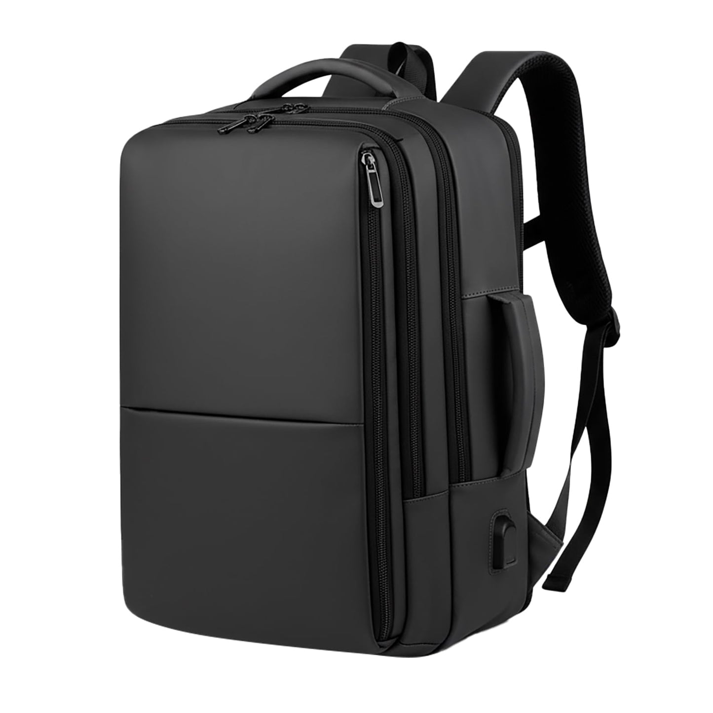 Large Capacity Personal Item Backpack, Underseat Carry On Hand Luggage, Flight Approved Cabin Bag for Business Travel and Airplane Use (Fits 15.6 Inch Laptop, Black)