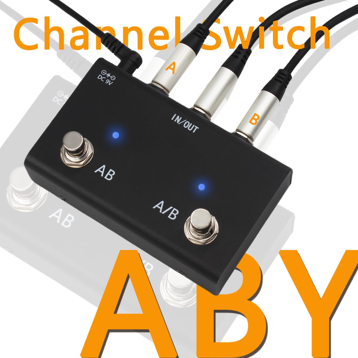 Adoerpai ABY Pedal Channel Switch Box Line AB Selector True Bypass For Guitar Effect Pedal