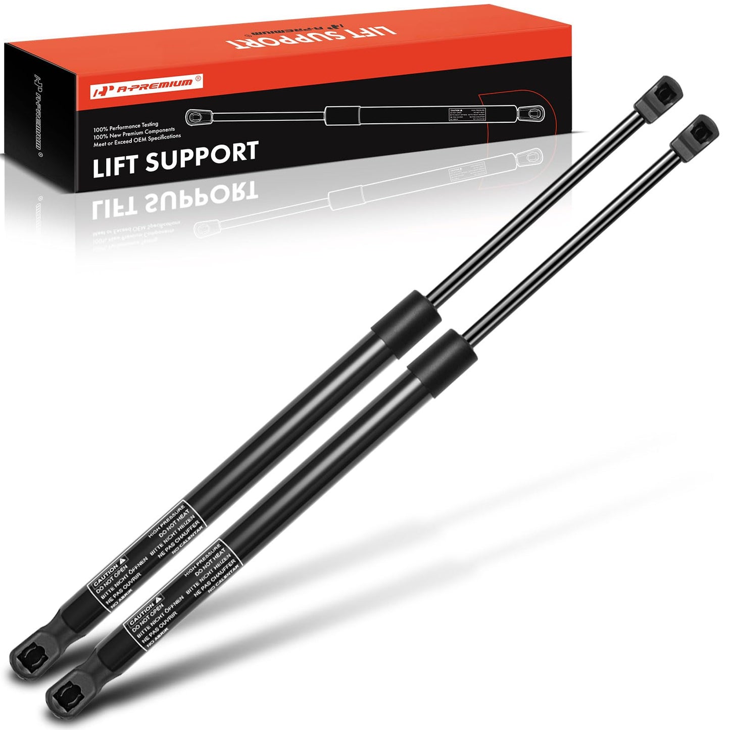 A-Premium Tailgate Rear Liftgate Lift Supports Struts Compatible with Select Hyundai Models - Tucson 2010 2011 2012 2013 2014 2015 Sport Utility To 10/22/2015 - Replace# 817712S000 (2PC Set)