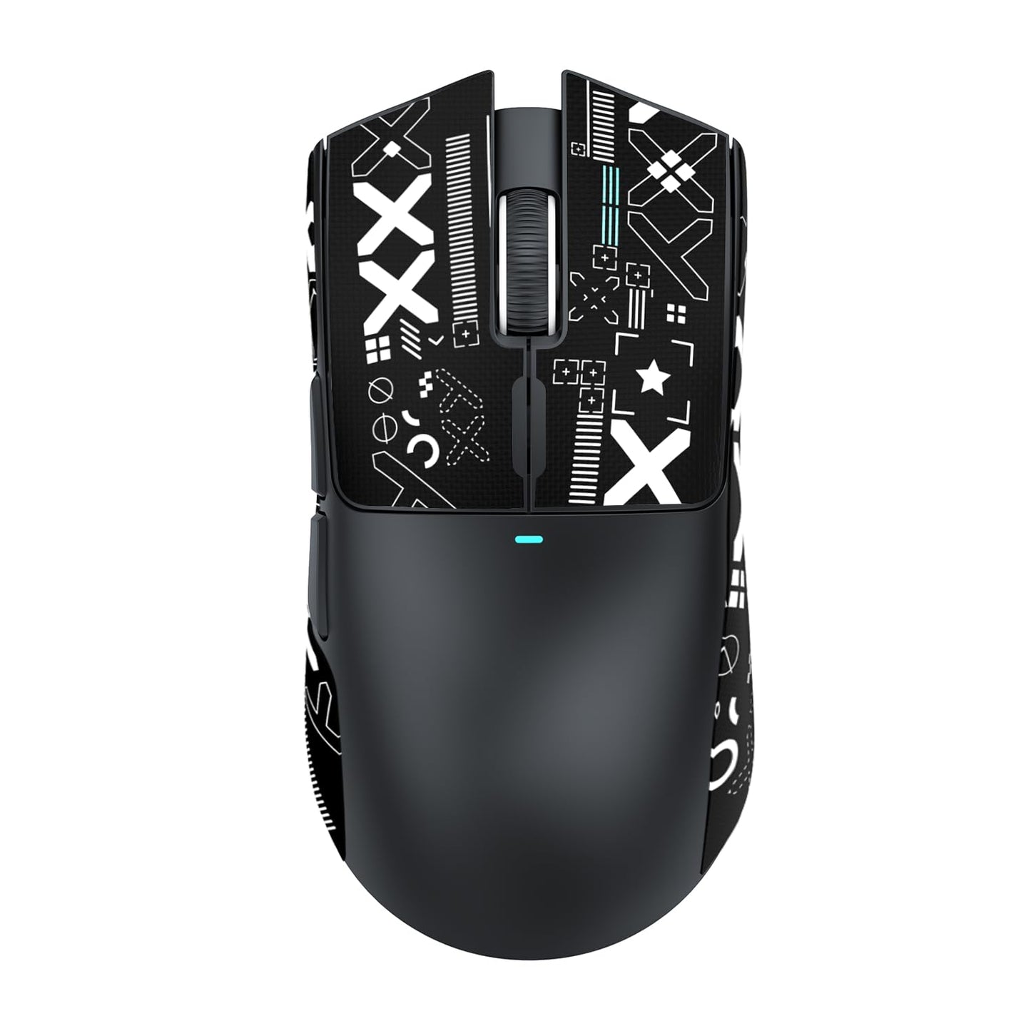 ATTACK SHARK X11 Lightweight Wireless Gaming Mouse with RGB Charging Dock,Tri-Mode-2.4G/USB-C Wired/BT,22K DPI,PAW3311 Optical Sensor,HUYU Switch, 5 programmable Buttons for PC/Mac(Black&Sticker)