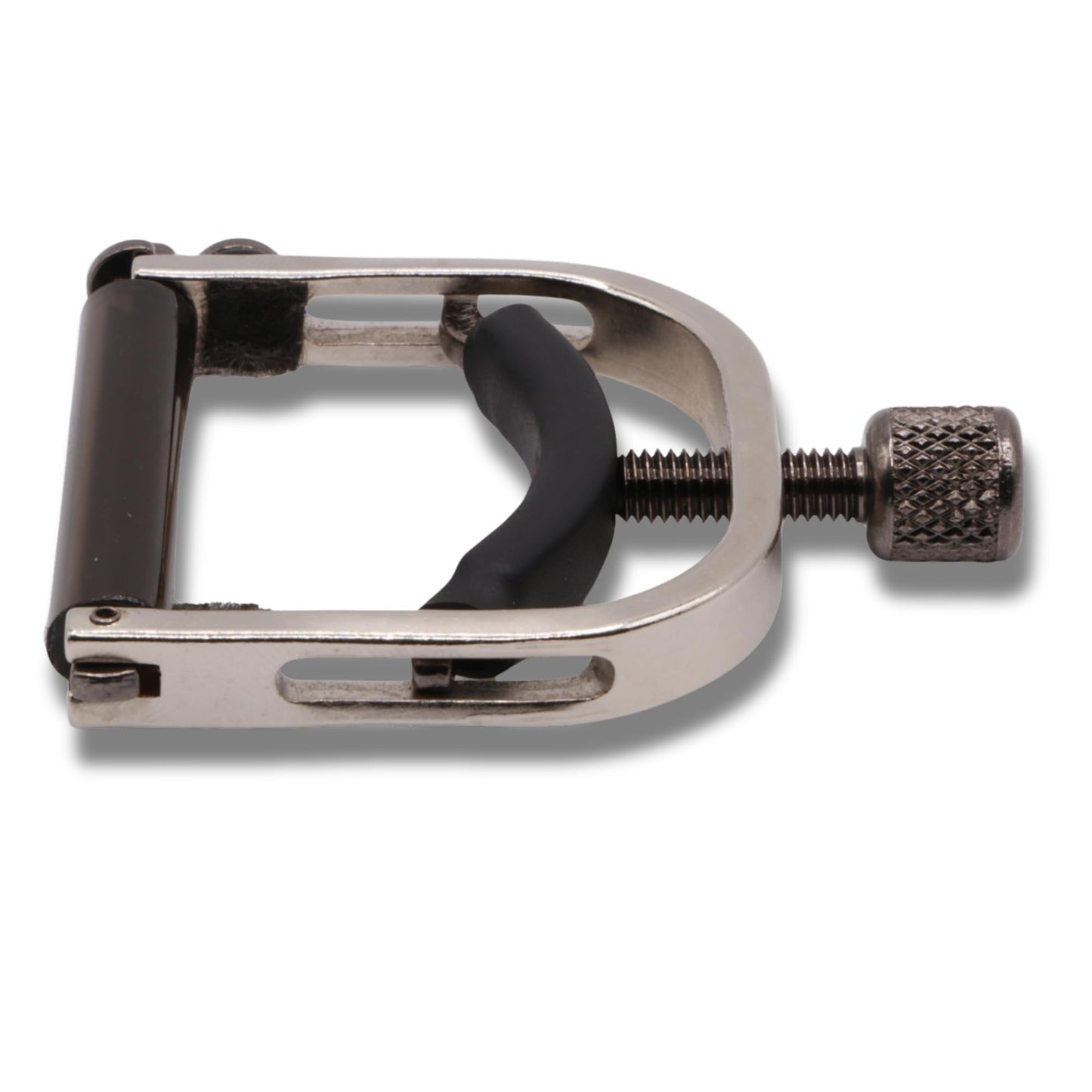 Banjo, Mandolin & Ukulele Capo – Nickel-Plated Steel, Handcrafted in USA – Adjustable Center Tension for Clean Sound (Capo- Paige)
