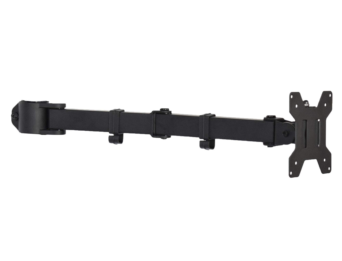 VIVO Fully Adjustable Single Monitor Arm for Desk Mount Stand, Monitor Arm for 1 Screen up to 27 inches, Black, PT-SD-AM01A