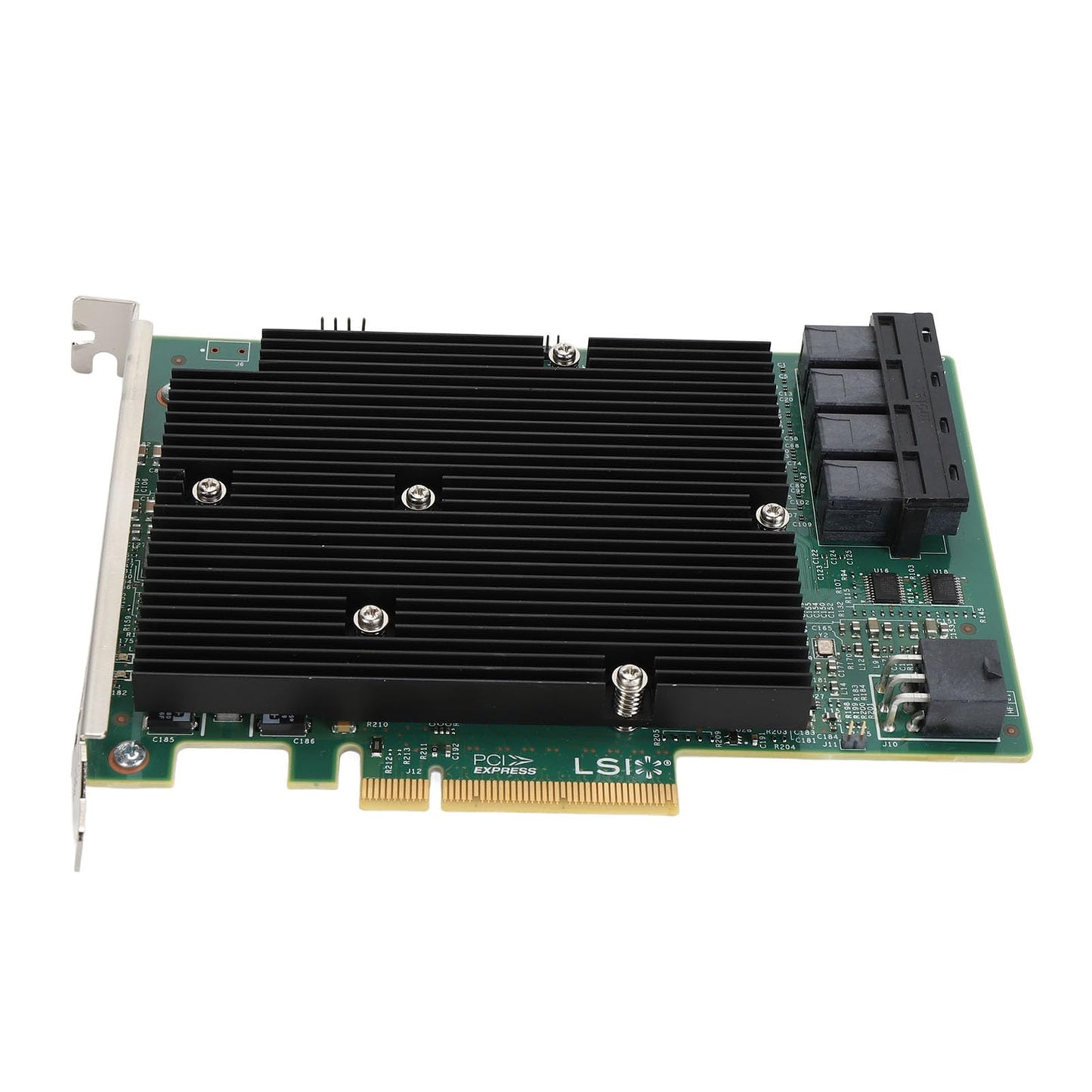 LSI SAS 9300 16I HBA Card, 12Gbps SATA SAS Port HBA Host Bus Adapter Card for for Linux for VMware for Freebsd