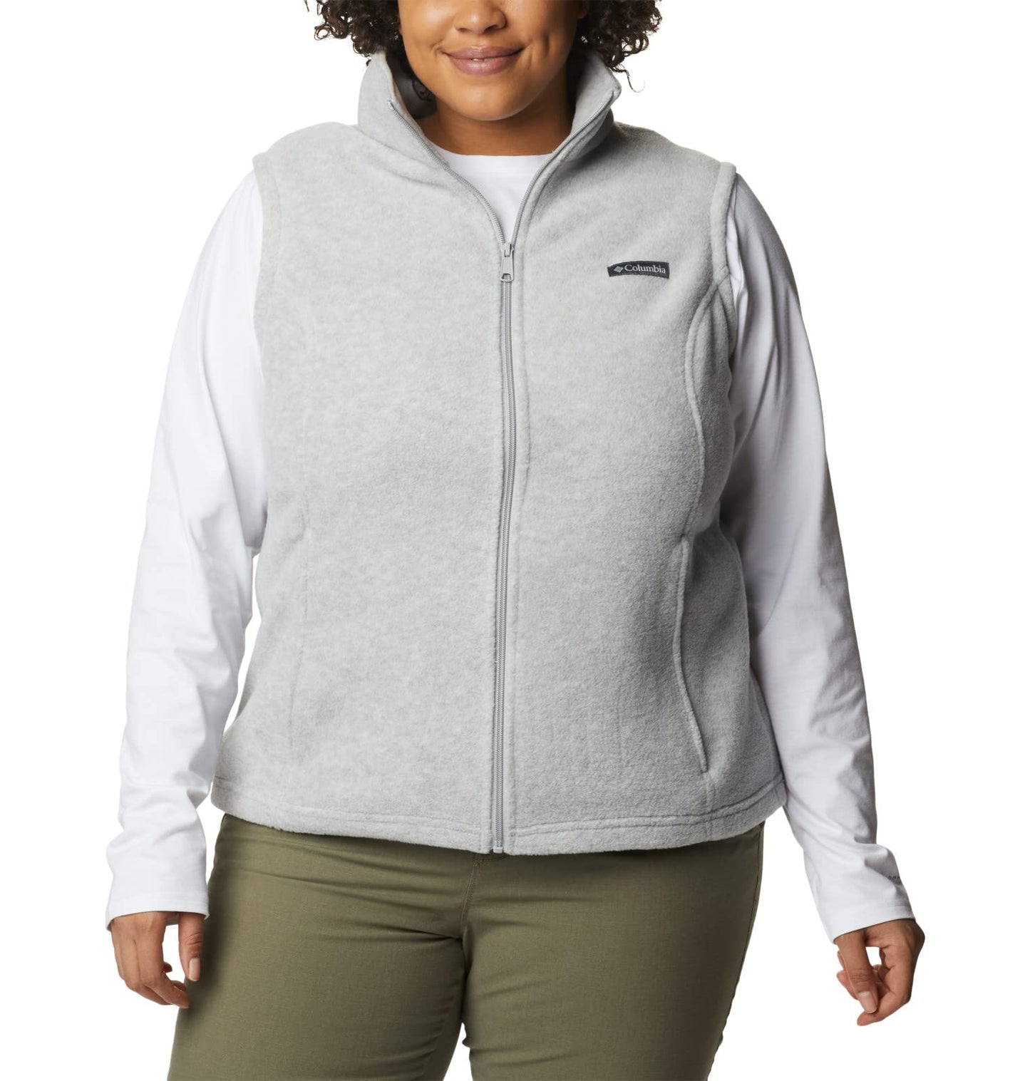 Columbia Women's Benton Springs Vest, Cirrus Grey Heather, X-Small