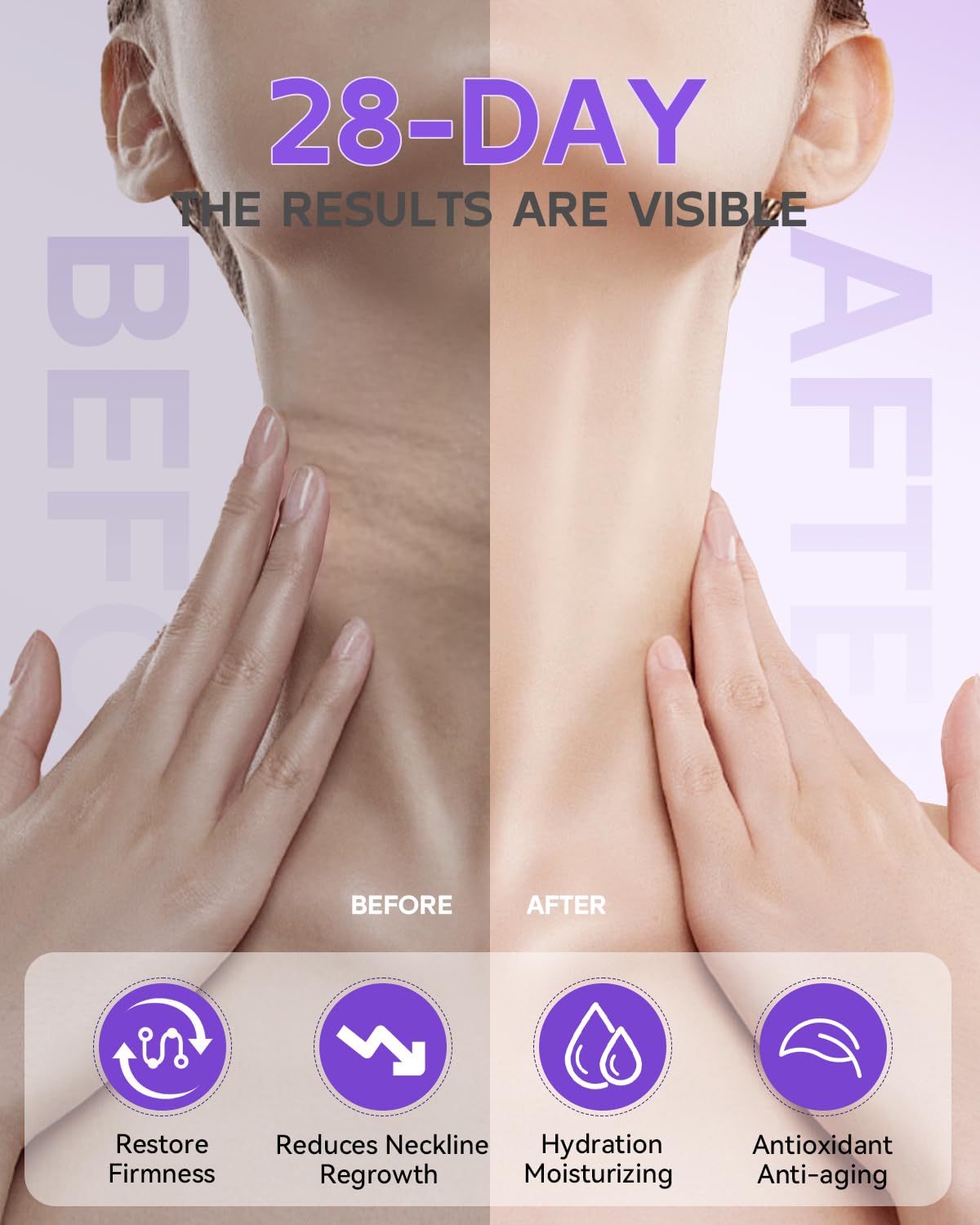 5-IN-1 Neck Firming Cream: [30+ SGS Certified] [Used by Over 1M Fans] Tightening & Firming Neck Cream, Neck & Décolleté for Wome (2PC)