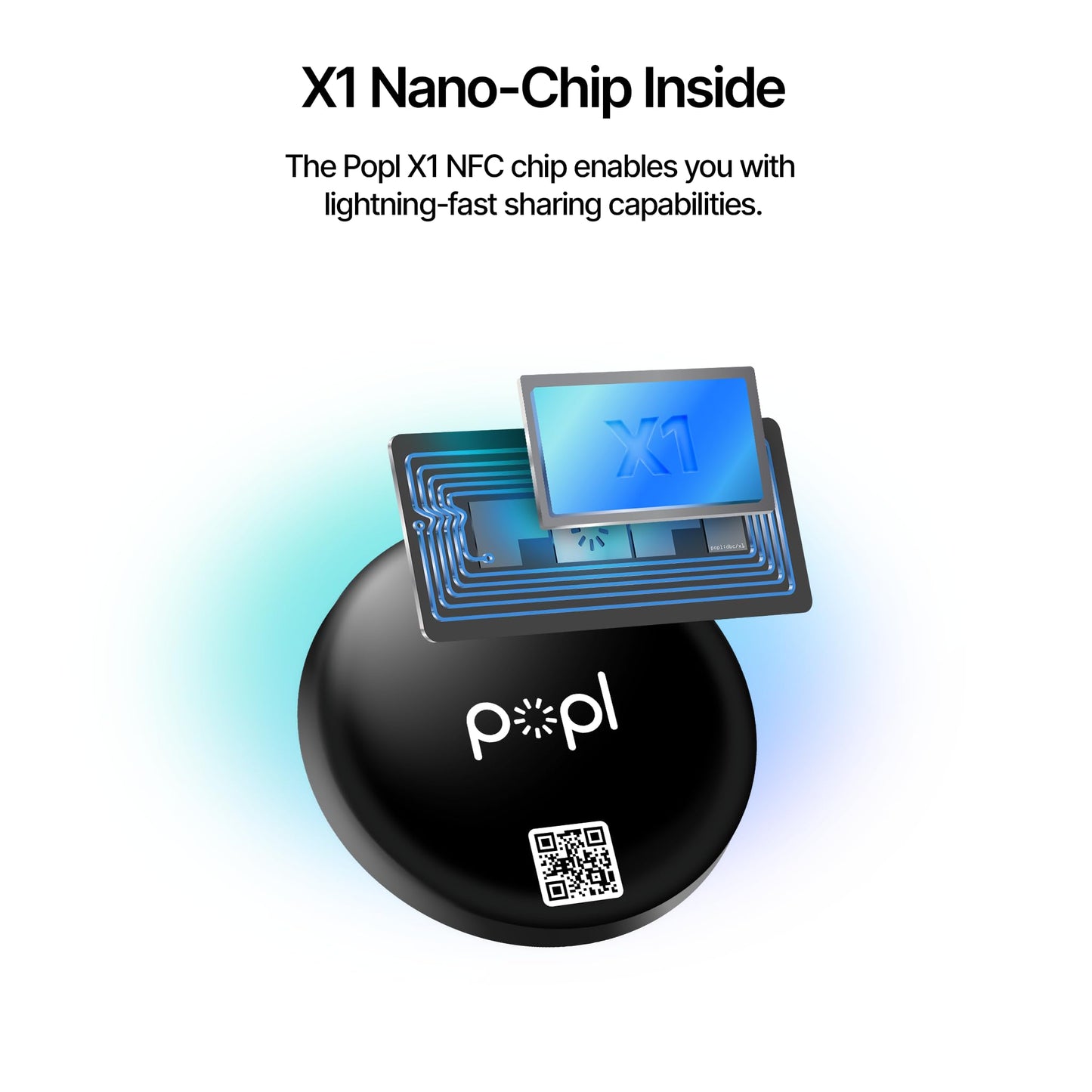 Popl for MagSafe – Digital Business Card for iPhone 12 & Newer | Tap to Share Contact Instantly | No Adhesive, Removable & Wireless Charging Compatible